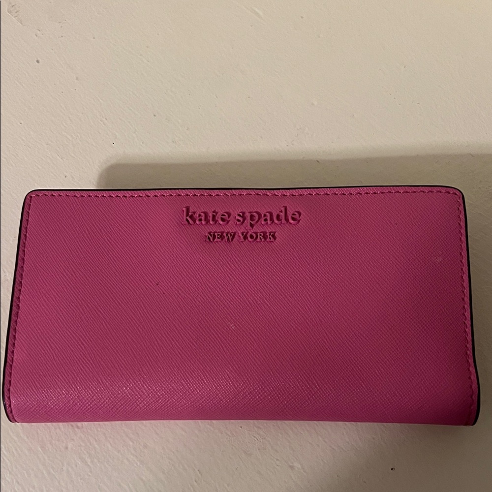 Kate Spade Slim Long Pink Wallet